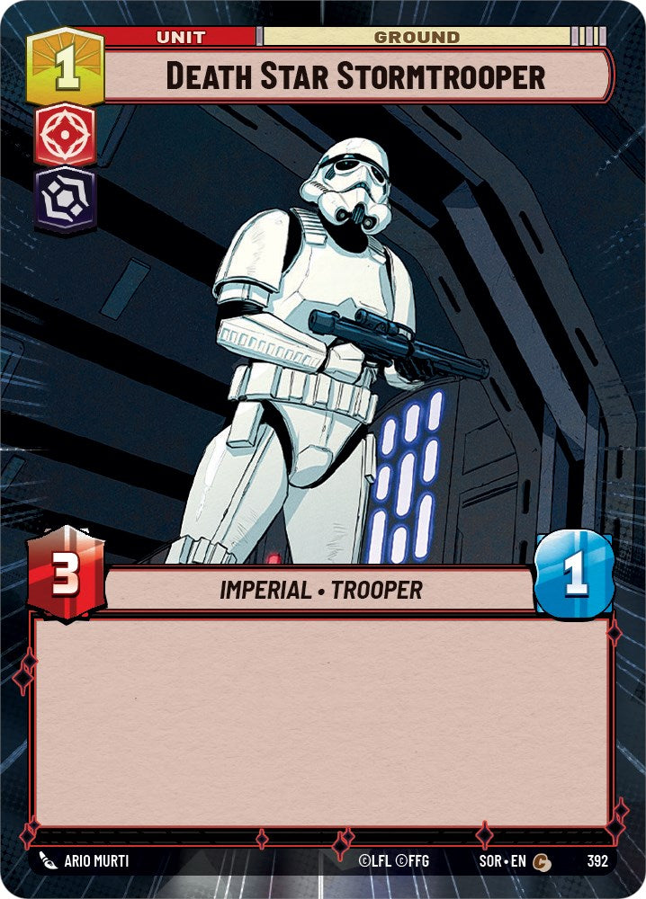 Star Wars: Unlimited: Death Star Stormtrooper (Hyperspace) card image