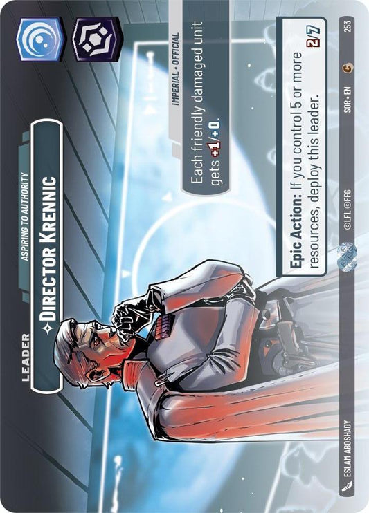 Star Wars: Unlimited: Director Krennic - Aspiring to Authority (Showcase) card image