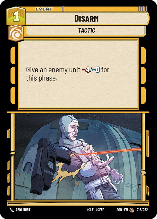 Star Wars: Unlimited: Disarm card image