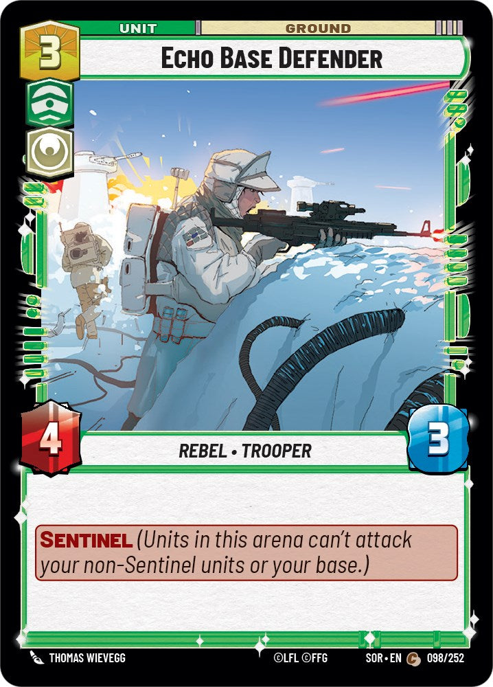 Star Wars: Unlimited: Echo Base Defender card image