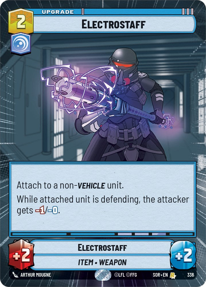 Star Wars: Unlimited: Electrostaff (Hyperspace) card image