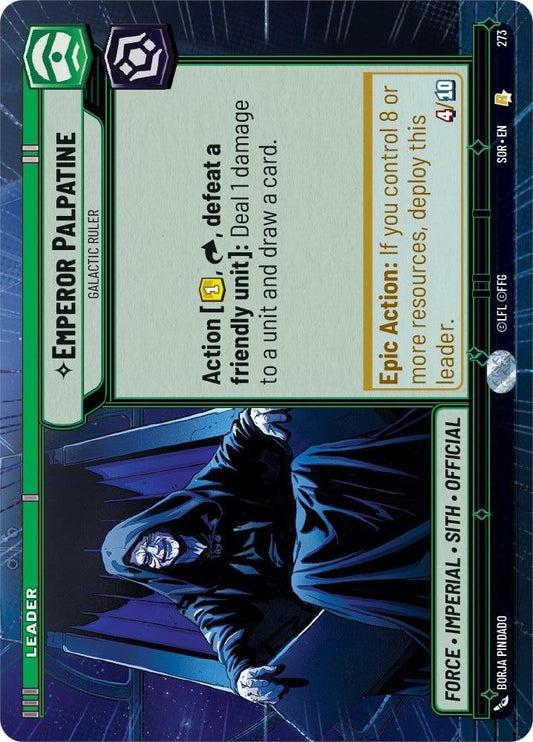 Star Wars: Unlimited: Emperor Palpatine - Galactic Ruler (Hyperspace) card image