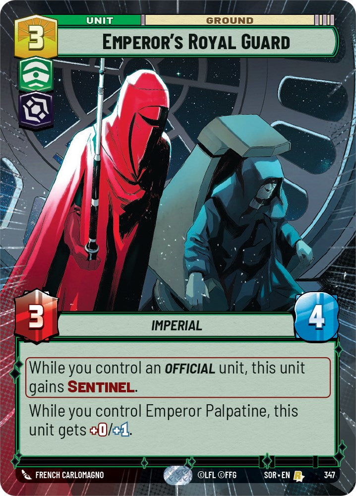 Star Wars: Unlimited: Emperor's Royal Guard (Hyperspace) card image