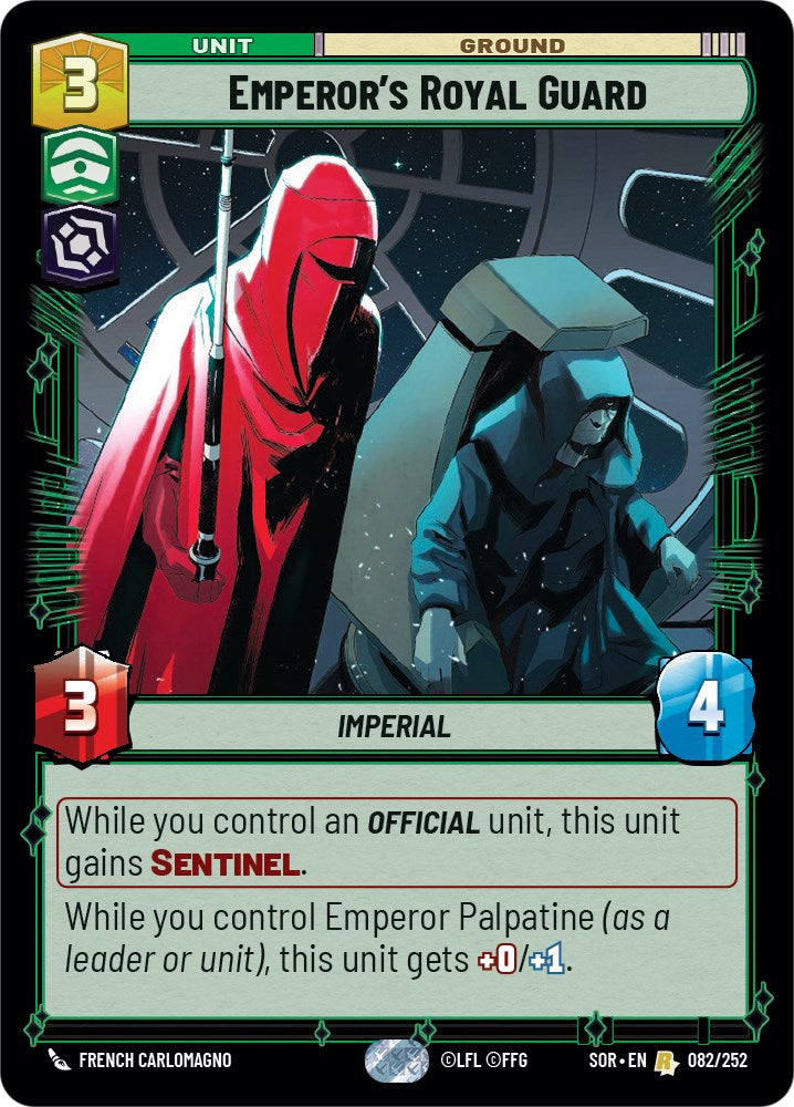 Star Wars: Unlimited: Emperor's Royal Guard card image