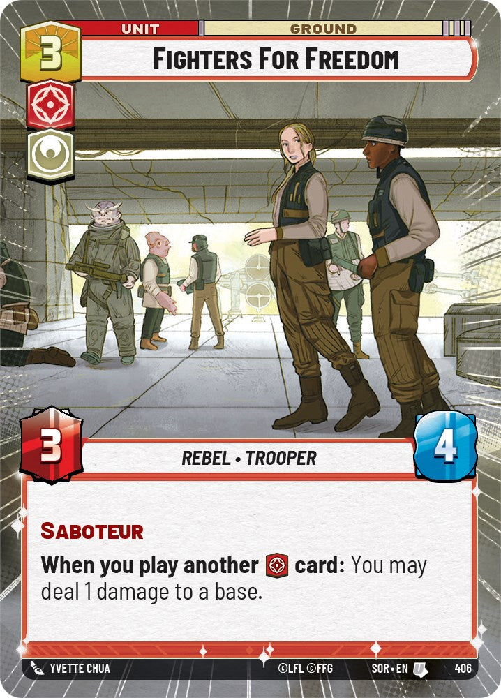 Star Wars: Unlimited: Fighters For Freedom (Hyperspace) card image