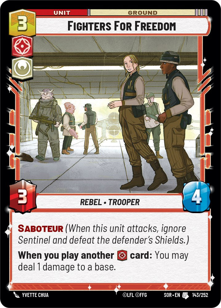 Star Wars: Unlimited: Fighters For Freedom card image