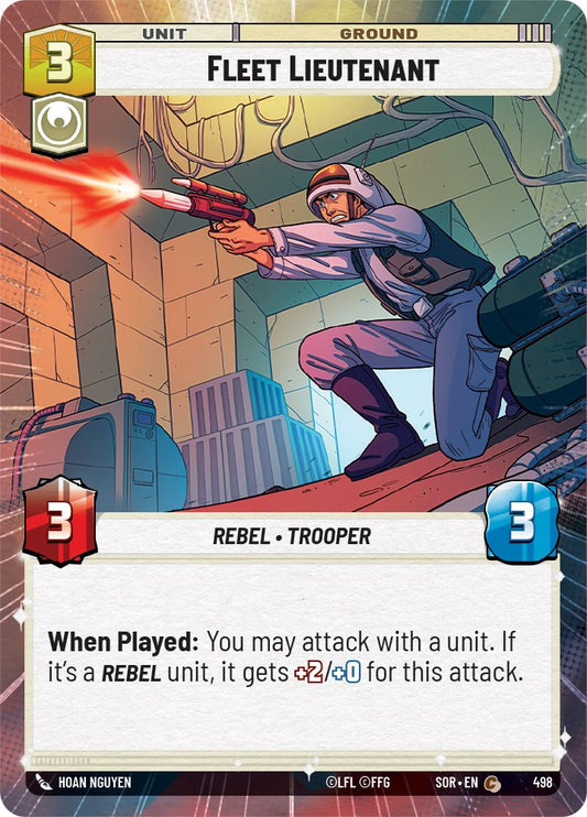 Star Wars: Unlimited: Fleet Lieutenant (Hyperspace) card image