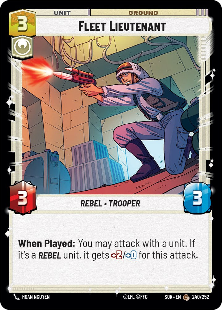 Star Wars: Unlimited: Fleet Lieutenant card image