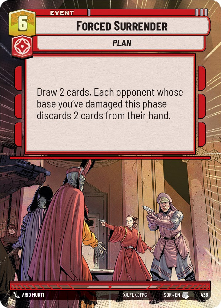 Star Wars: Unlimited: Forced Surrender (Hyperspace) card image