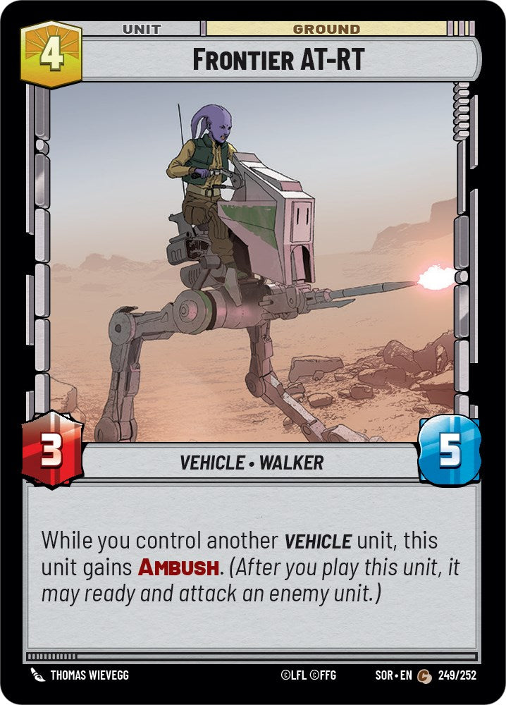 Star Wars: Unlimited: Frontier AT-RT card image