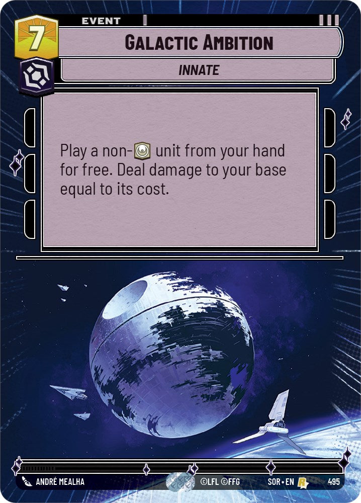 Star Wars: Unlimited: Galactic Ambition (Hyperspace) card image