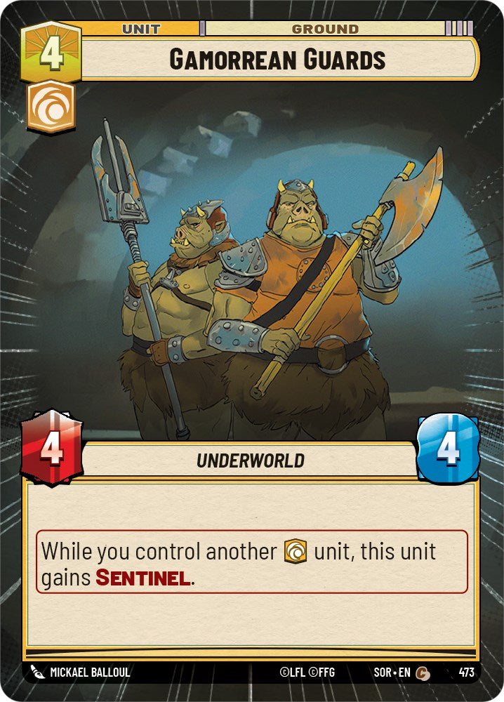 Star Wars: Unlimited: Gamorrean Guards (Hyperspace) card image