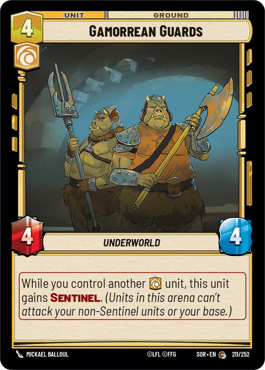 Star Wars: Unlimited: Gamorrean Guards card image