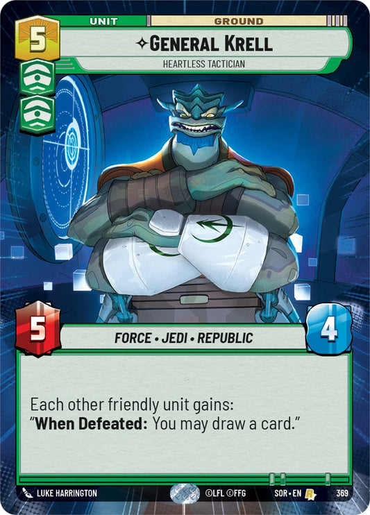 Star Wars: Unlimited: General Krell - Heartless Tactician (Hyperspace) card image