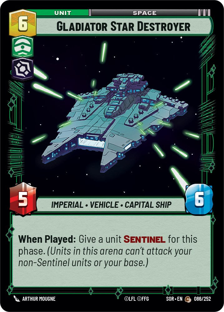 Star Wars: Unlimited: Gladiator Star Destroyer card image