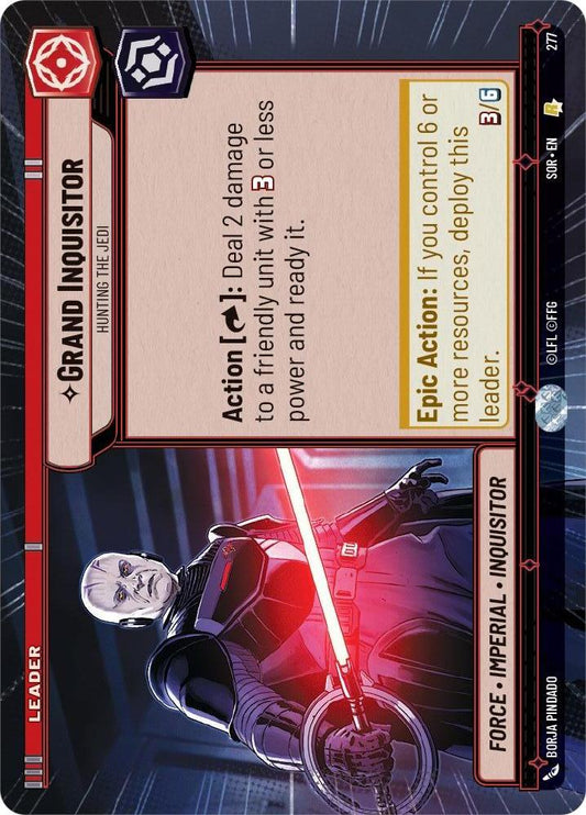 Star Wars: Unlimited: Grand Inquisitor - Hunting the Jedi (Hyperspace) card image