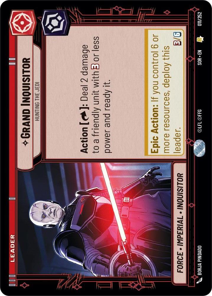 Star Wars: Unlimited: Grand Inquisitor - Hunting the Jedi card image