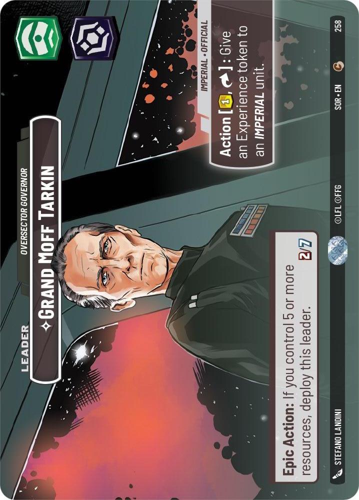 Star Wars: Unlimited: Grand Moff Tarkin - Oversector Governor (Showcase) card image