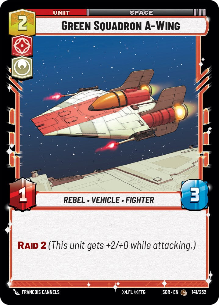 Star Wars: Unlimited: Green Squadron A-Wing card image