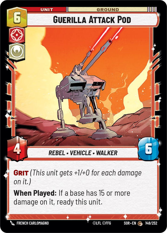 Star Wars: Unlimited: Guerilla Attack Pod card image