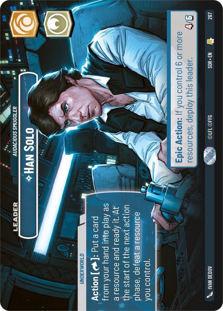 Star Wars: Unlimited: Han Solo - Audacious Smuggler (Showcase) card image