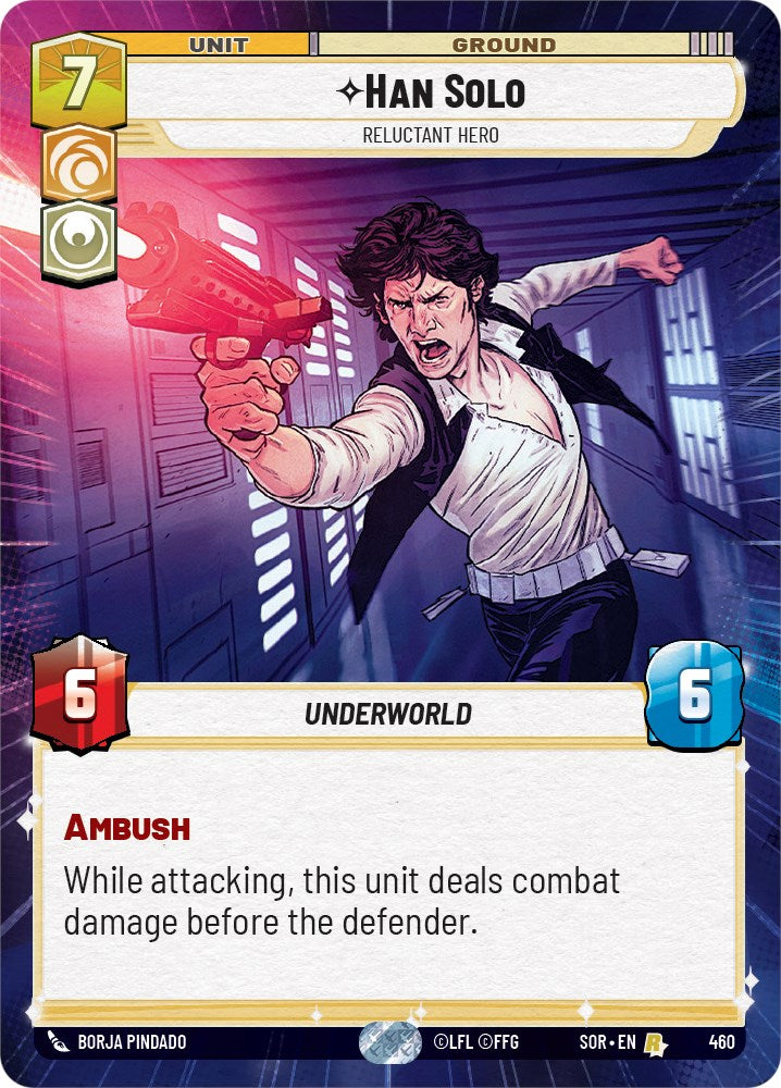 Star Wars: Unlimited: Han Solo - Reluctant Hero (Hyperspace) card image