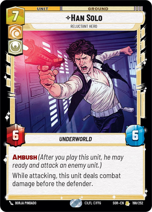 Star Wars: Unlimited: Han Solo - Reluctant Hero card image