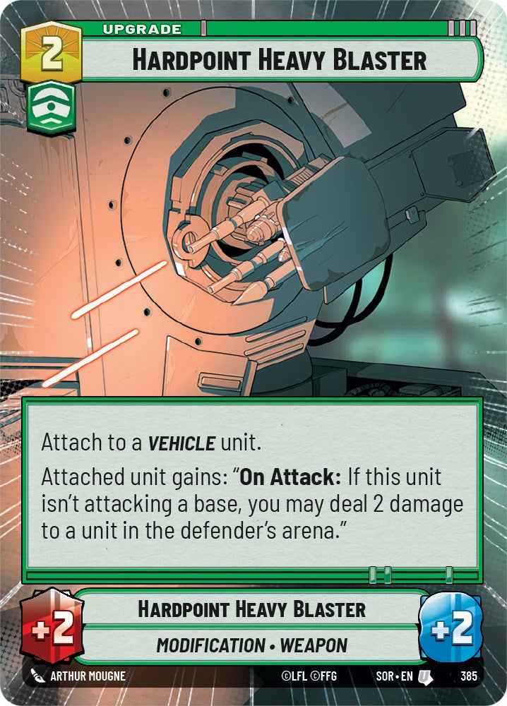 Star Wars: Unlimited: Hardpoint Heavy Blaster (Hyperspace) card image