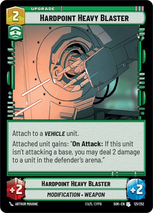 Star Wars: Unlimited: Hardpoint Heavy Blaster card image