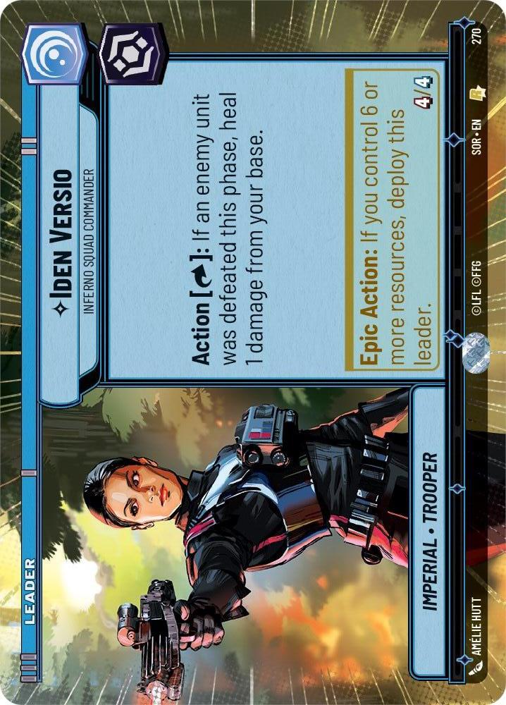 Star Wars: Unlimited: Iden Versio - Inferno Squad Commander (Hyperspace) card image