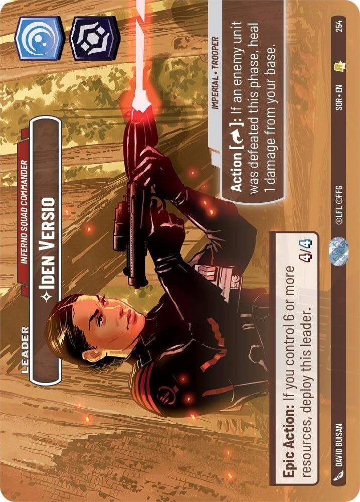 Star Wars: Unlimited: Iden Versio - Inferno Squad Commander (Showcase) card image