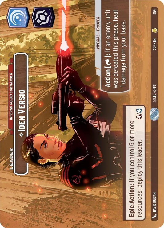 Star Wars: Unlimited: Iden Versio - Inferno Squad Commander (Showcase) card image