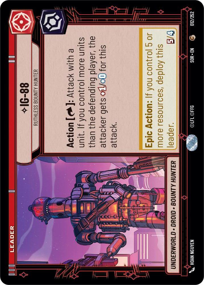 Star Wars: Unlimited: IG-88 - Ruthless Bounty Hunter card image