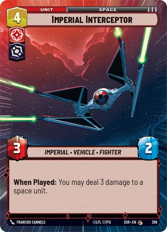 Star Wars: Unlimited: Imperial Interceptor (Hyperspace) card image