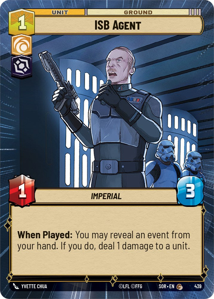 Star Wars: Unlimited: ISB Agent (Hyperspace) card image