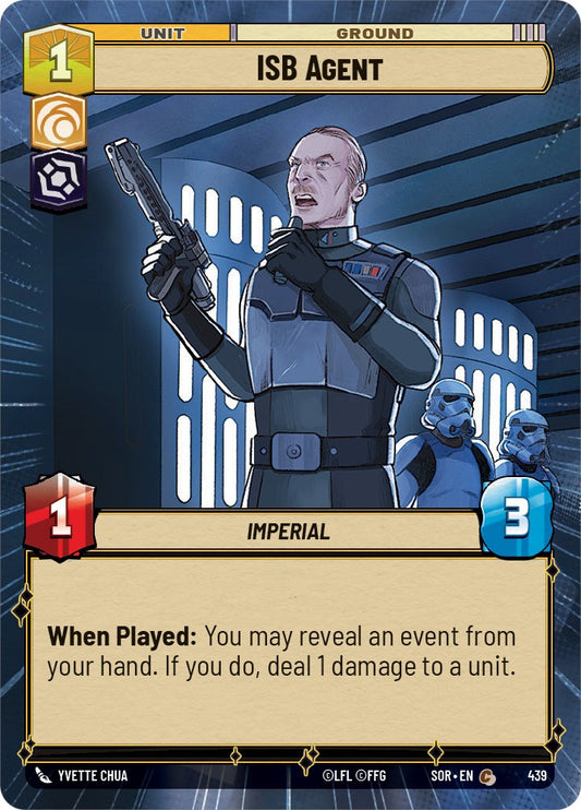 Star Wars: Unlimited: ISB Agent (Hyperspace) card image