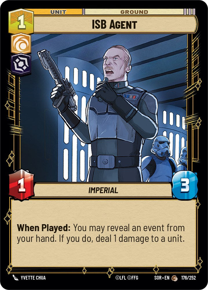 Star Wars: Unlimited: ISB Agent card image