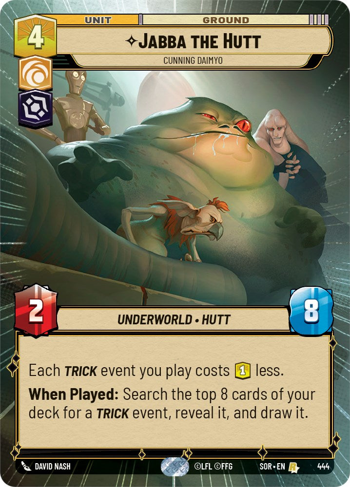 Star Wars: Unlimited: Jabba the Hutt - Cunning Daimyo (Hyperspace) card image