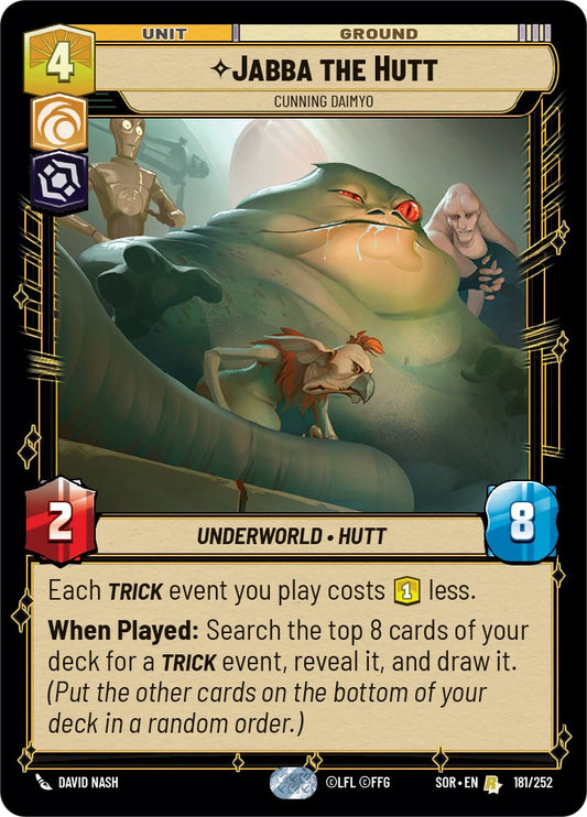 Star Wars: Unlimited: Jabba the Hutt - Cunning Daimyo card image