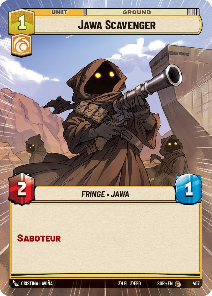 Star Wars: Unlimited: Jawa Scavenger (Hyperspace) card image