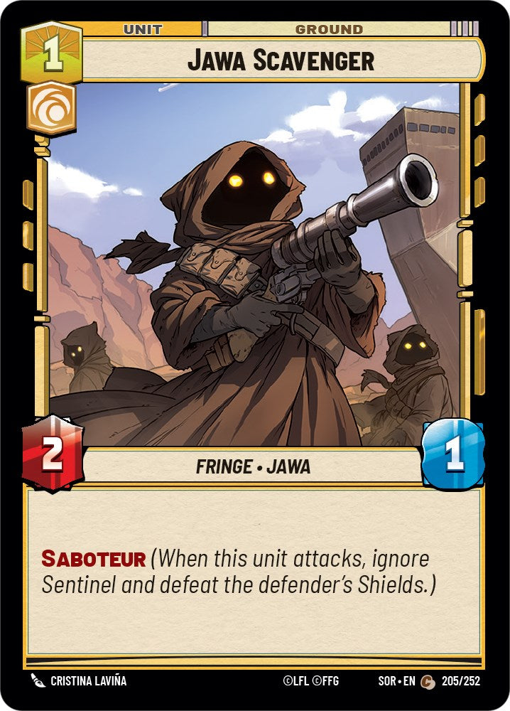 Star Wars: Unlimited: Jawa Scavenger card image