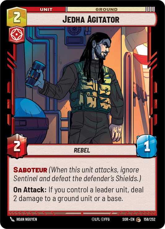 Star Wars: Unlimited: Jedha Agitator card image