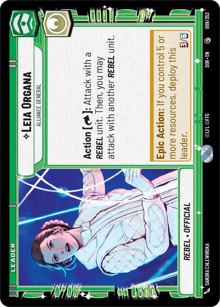 Star Wars: Unlimited: Leia Organa - Alliance General card image