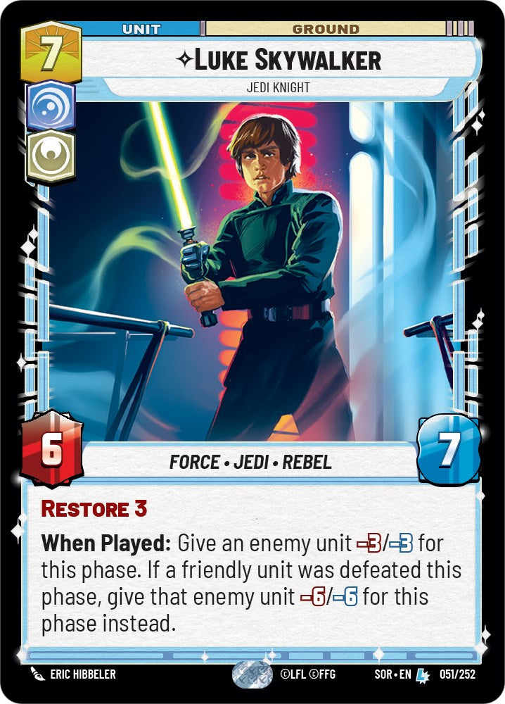 Star Wars: Unlimited: Luke Skywalker - Jedi Knight card image