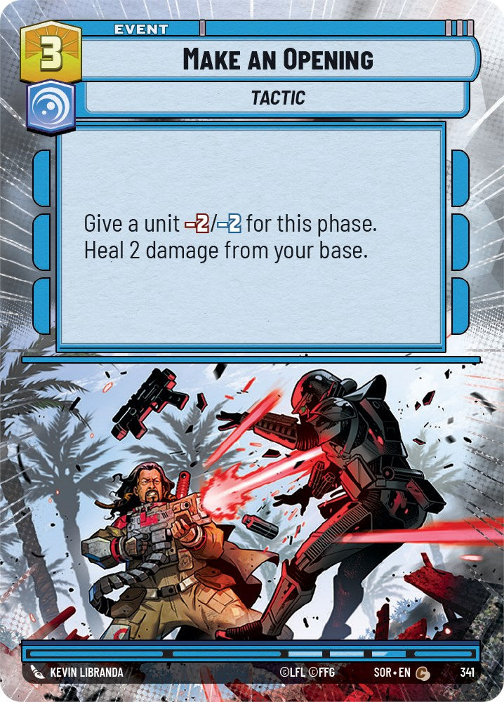 Star Wars: Unlimited: Make An Opening (Hyperspace) card image