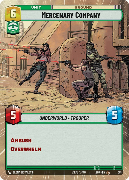 Star Wars: Unlimited: Mercenary Company (Hyperspace) card image