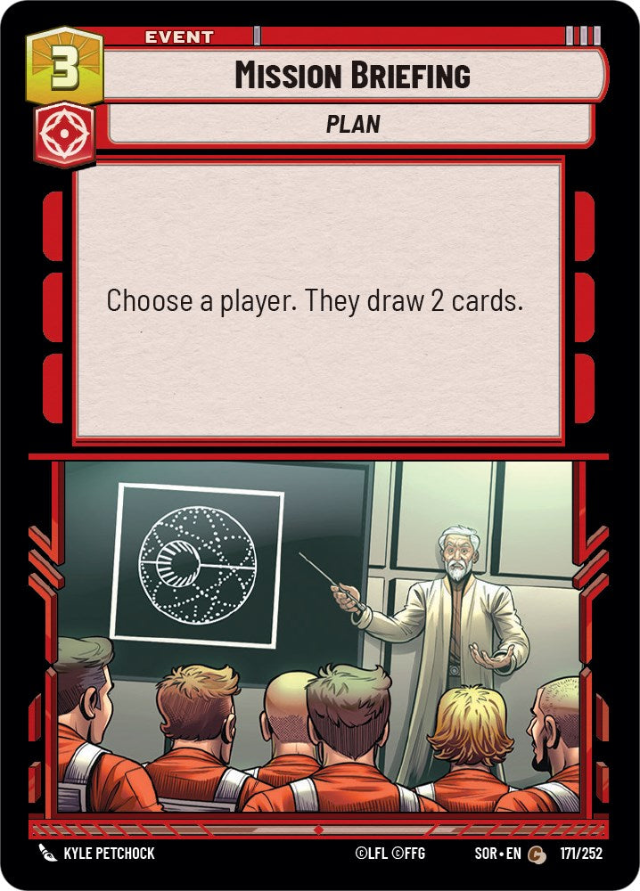 Star Wars: Unlimited: Mission Briefing card image