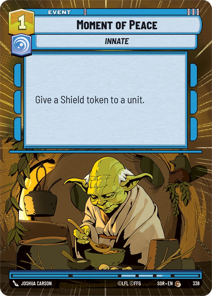 Star Wars: Unlimited: Moment of Peace (Hyperspace) card image