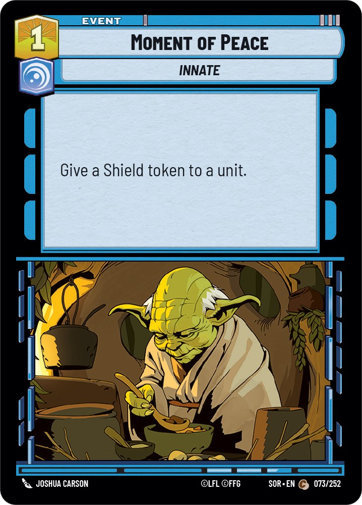 Star Wars: Unlimited: Moment of Peace card image