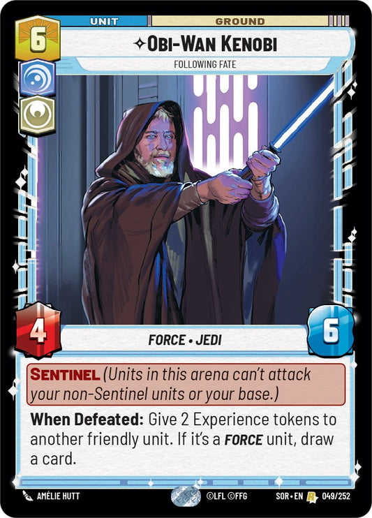 Star Wars: Unlimited: Obi-Wan Kenobi - Following Fate card image